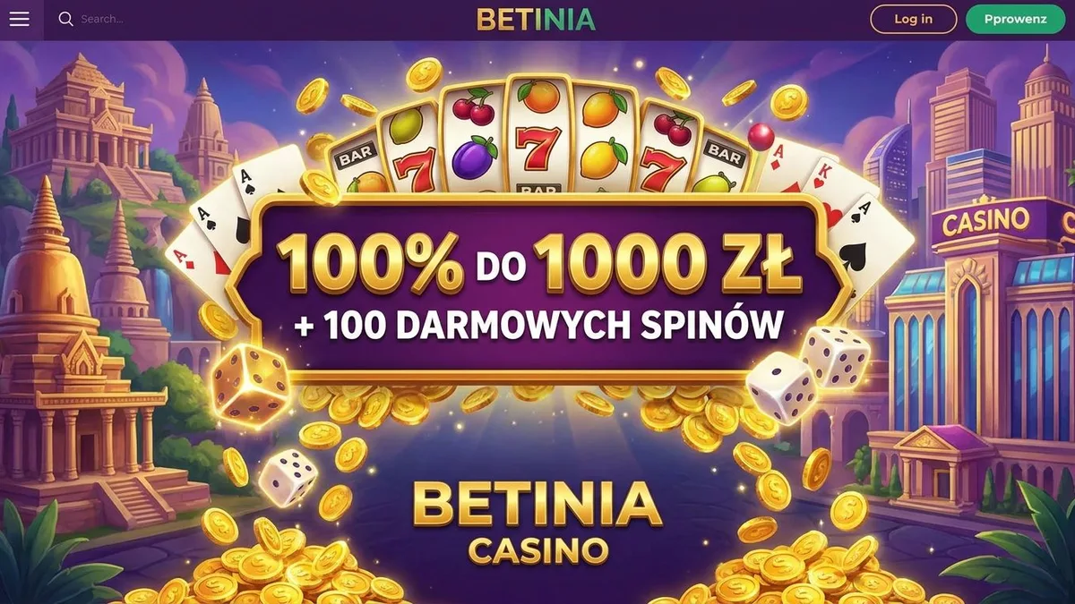 Betinia bonus powitalny